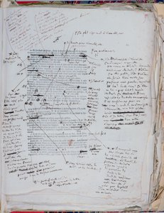 Provas (p.174) de &39;Modeste Mignon&39; corrigido pelo autor, 1844